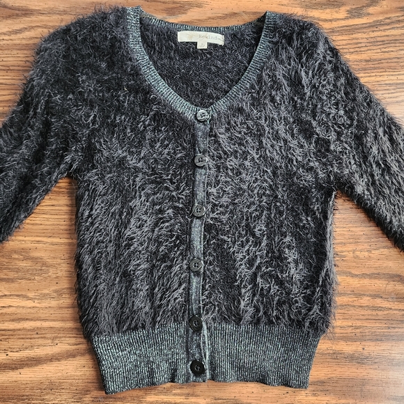 Rewind Fuzzy Button Front Cardigan - Picture 3 of 8